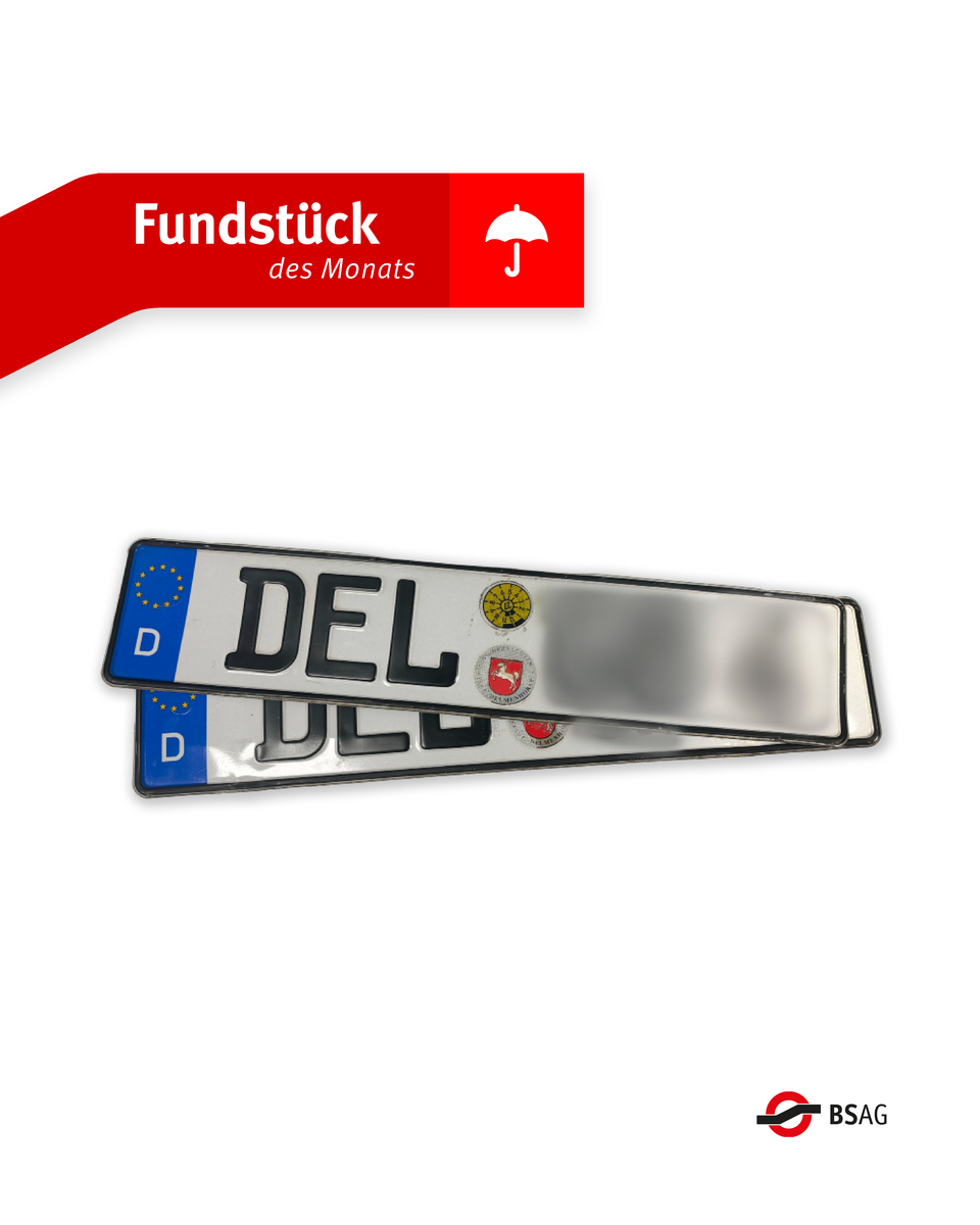 Fundstück: Nummernschilder