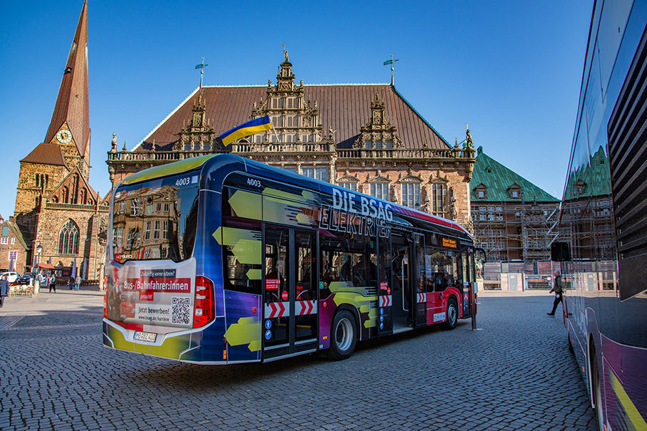 Elektrobus der BSAG